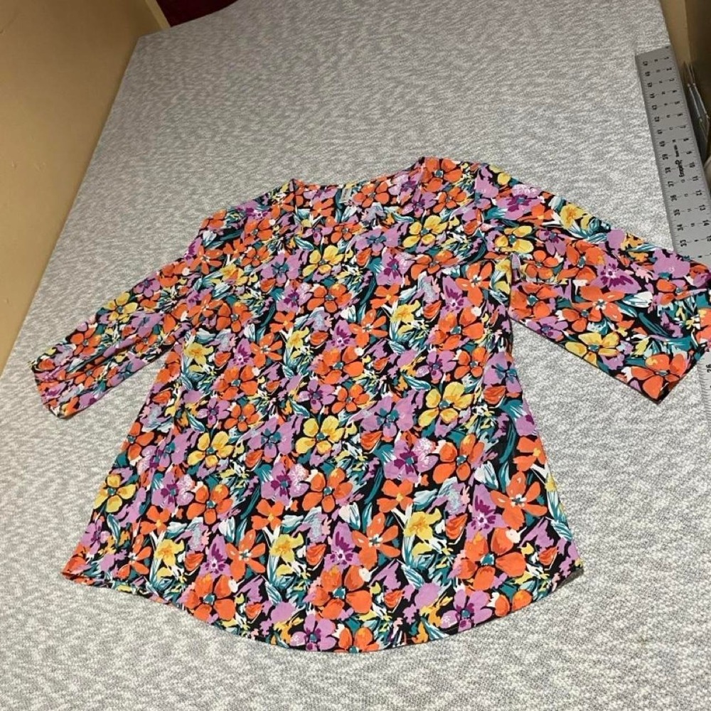 Kuotai Multicoloured floral blouse. Size: L. SKU-A833SKU-A833#floral